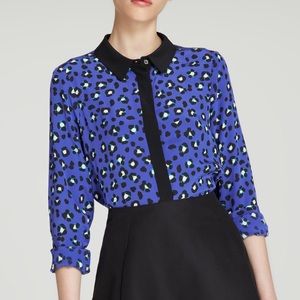 kate spade Tops - Kate Spade New York Cyber cheetah silk blouse top kate spade Tops - Kate Spade New York Cyber cheetah silk blouse top